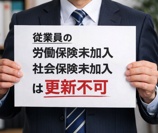 経営管理ビザ更新と社会保険・労働保険の加入義務
