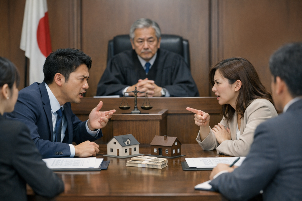 住宅ローン｜財産分与｜離婚訴訟