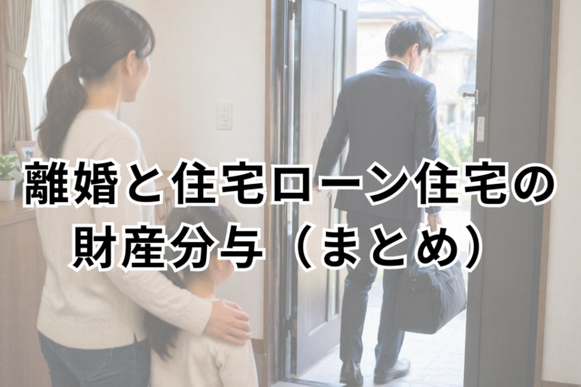 【離婚後における住宅ローンと所有権の乖離問題】