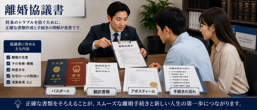 中国人離婚｜国際離婚｜EST行政書士｜横浜