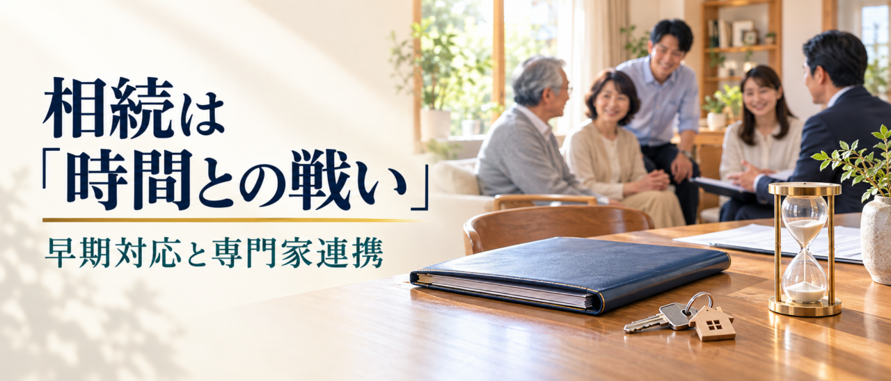 相続は「時間との戦い」――金融実務で見てきた、早期対応と専門家連携の大切さ